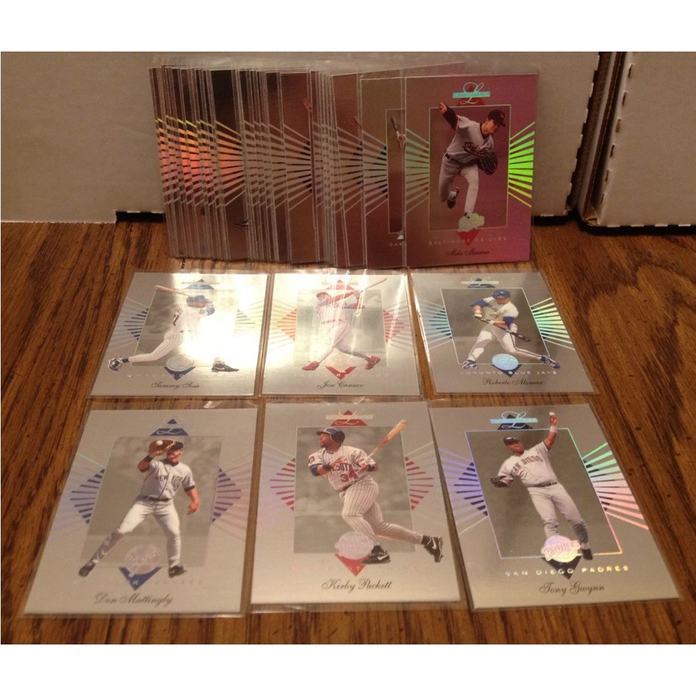 1994 leaf limited baseball lot of 86 cards. Mattingly Gwynn, Johnson biggio Sosa
